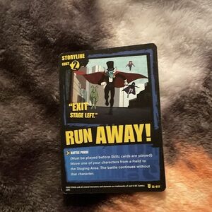 Run Away! Card teen Titans collectable trading card SL-011